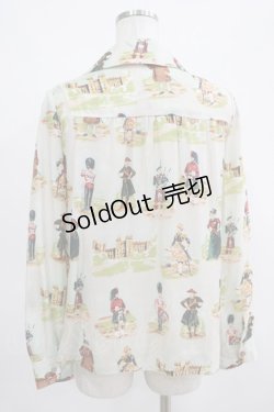 画像3: Jane Marple / Old Englandのブラウス  ブルーグレー H-25-03-23-027-JM-BL-KB-ZH