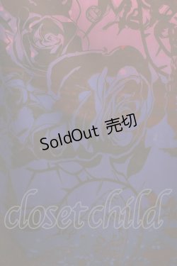 画像4: NieR Clothing / 夏用2WAY総柄和風羽織  GRADATION BUTTERFLY×ROSE H-25-03-24-026-PU-BL-KB-ZH