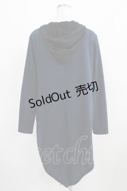 画像3: Deorart / 切替フードカーデ  黒×青 H-25-03-24-028-PU-TO-KB-ZH