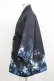 画像2: NieR Clothing / 中綿入りキルティングはんてん風アウター  黒/和柄九尾 H-25-03-24-030-PU-JA-KB-ZT071 (2)