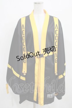画像1: ACDC RAG / ERROR CODEキモノジャケット  イエロー H-25-03-24-032-PU-JA-KB-ZH