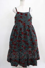 Jane Marple Dans Le Salon / Winter daisyストラップドレス Free グレー H-25-03-24-004-JM-OP-NS-ZT071
