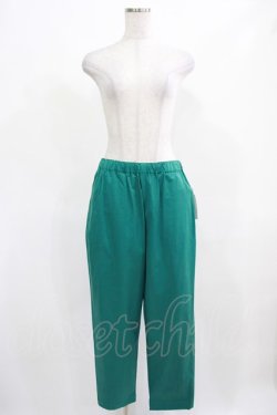 画像4: Jane Marple Dans Le Salon / Glossy twill tapered pants  グリーン H-25-03-24-038-JM-PA-KB-ZH