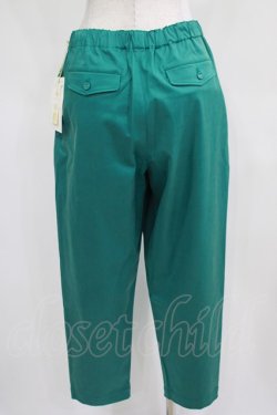 画像3: Jane Marple Dans Le Salon / Glossy twill tapered pants  グリーン H-25-03-24-038-JM-PA-KB-ZH
