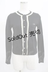 MILK / レーストリミングカーデ  ブラック H-25-03-24-040-ML-TO-KB-ZH