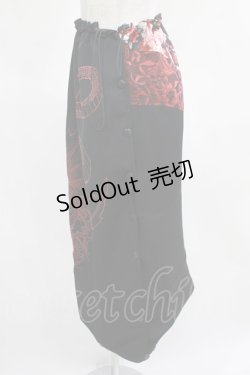 画像4: Qutie Frash / マルチストール  黒×赤 H-25-03-24-042-QU-ZA-KB-ZH
