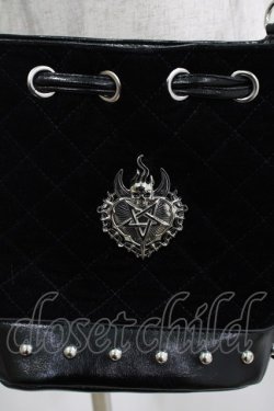 画像2: KILL STAR / Unsacred Heart handbag  ブラック H-25-03-24-044-SL-BG-KB-ZH