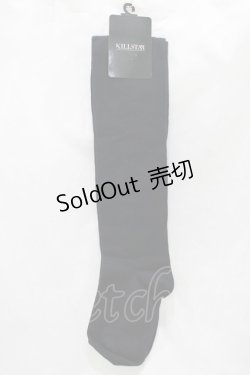 画像2: KILL STAR / Cat Over Knee Socks  ブラック H-25-03-24-045-SL-ZA-KB-ZH