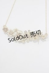 Jane Marple / Mixed flowers bouquet pendant  ゴールド H-25-03-24-046-JM-AC-KB-ZH