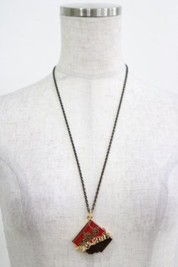 画像2: Q-pot. / Carre de Chocolat Necklace  ビター H-25-03-24-050-QP-AC-KB-ZH