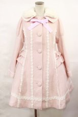 画像1: BABY,THE STARS SHINE BRIGHT / ユキノナミダヒメコート Free ピンク H-25-03-24-1001-BA-CO-NS-ZH (1)