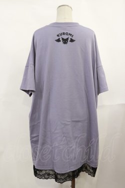 画像2: サンリオ / 病みくまTシャツ（クロミ） M ラベンダー H-25-03-24-1032-EL-TS-NS-ZH