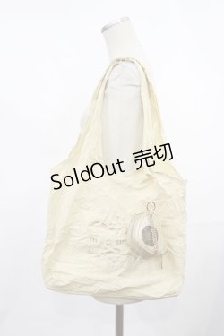 画像1: m petit by misako / ケース付きエコバッグ  ゴールド H-25-03-24-1038-LO-ZA-NS-ZH