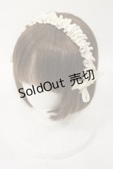 m petit by misako / AMギャザーカチューシャ  アイボリー H-25-03-24-1039-LO-AC-NS-ZH