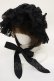 画像1: BABY,THE STARS SHINE BRIGHT / champetre fleurieマザーボンネット  ブラック H-25-03-24-1041-BA-AC-NS-ZH (1)
