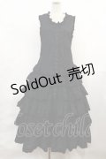 PINK HOUSE / ローンフリルノースリーブワンピース free ブラック H-25-03-24-1004-LO-OP-NS-ZH
