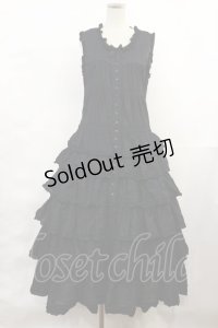 PINK HOUSE / ローンフリルノースリーブワンピース free ブラック H-25-03-24-1004-LO-OP-NS-ZH
