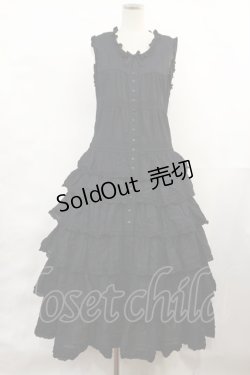画像1: PINK HOUSE / ローンフリルノースリーブワンピース free ブラック H-25-03-24-1004-LO-OP-NS-ZH