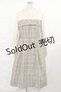 axes femme / パーカードッキングワンピース M ブラウン H-25-03-24-1013-AX-OP-NS-ZH