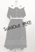 an another angelus / オフショルバイカラーワンピース Free ブラック H-25-03-24-1015-CA-OP-NS-ZH