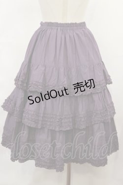 画像2: PINK HOUSE / ローンフリルミディスカート free パープル H-25-03-24-1016-LO-SK-NS-ZH