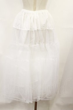 画像3: Victorian maiden / ロングチュールパニエ free ホワイト H-25-03-24-1019-CL-SK-NS-ZH