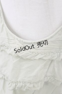 画像3: PINK HOUSE / ローンフリルキャミソール free グリーン H-25-03-24-1022-LO-TO-NS-ZH