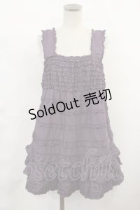 PINK HOUSE / ローンフリルキャミソール free パープル H-25-03-24-1023-LO-TO-NS-ZH