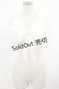 ALICE and the PIRATES / トゥインクルラメシフォンボレロ Free 白 H-25-03-24-1025-PA-TO-NS-ZH