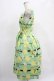 画像2: Jane Marple / Jolies broderies square dress  citron green H-25-03-24-001-JM-OP-KB-ZH (2)