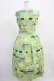 画像3: Jane Marple / Jolies broderies square dress  citron green H-25-03-24-001-JM-OP-KB-ZH (3)