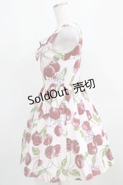 画像2: MILK / タランチェリードレス  ベビーピンク×ダークチェリー H-25-03-24-014-ML-OP-KB-ZH