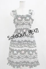 MILK / Sugar cakeドレス  ブラックベース H-25-03-24-017-ML-OP-KB-ZH