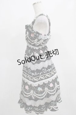 画像2: MILK / Sugar cakeドレス  ブラックベース H-25-03-24-017-ML-OP-KB-ZH