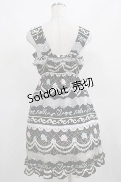 画像3: MILK / Sugar cakeドレス  ブラックベース H-25-03-24-017-ML-OP-KB-ZH