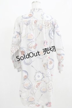 画像3: MILK / Tea Partyシャツワンピース  ブルーグレーベース H-25-03-24-024-ML-OP-KB-ZH