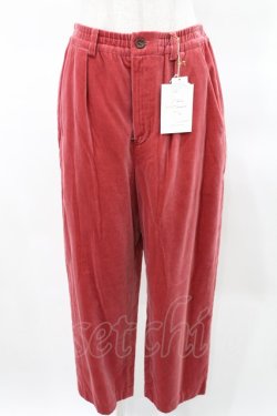 画像1: Jane Marple / Cotton rayon velvet pants  ローズピンク H-25-03-25-037-JM-PA-KB-ZT391