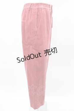 画像2: 【SALE】Jane Marple / Cotton rayon velvet pants  ローズピンク H-25-03-25-037-JM-PA-KB-ZT391