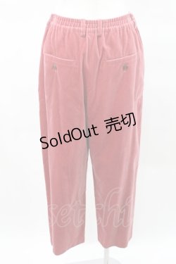 画像3: 【SALE】Jane Marple / Cotton rayon velvet pants  ローズピンク H-25-03-25-037-JM-PA-KB-ZT391