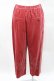 画像3: Jane Marple / Cotton rayon velvet pants  ローズピンク H-25-03-25-037-JM-PA-KB-ZT391 (3)