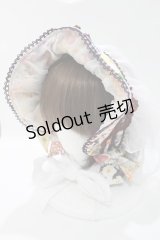 Ozz oneste / 和チャイナヴェールボンネット  白 H-25-03-25-041-OO-AC-KB-ZH