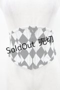 Dangerous nude / ダイヤコルセット S 白×黒 H-25-03-25-043-PU-ZA-KB-ZH