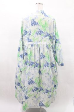 画像2: merry jenny / fog flowerシャツワンピース  ブルー H-25-03-25-005-LO-OP-KB-ZH