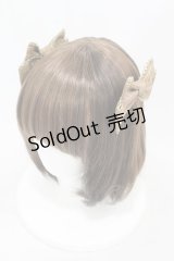 Angelic Pretty / Crownロゴリボンコーム  モカ H-25-03-25-1001-AP-AC-NS-ZH