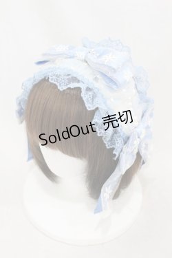 画像1: Angelic Pretty / 雪のガラスドームヘッドドレス  ブルー H-25-03-25-1005-AP-AC-NS-ZH
