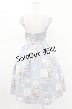 画像2: axes femme kawaii / 10thアニバーサリージャンパースカート M サックス H-25-03-25-1039-AX-OP-NS-ZH