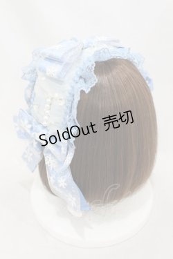 画像2: Angelic Pretty / 雪のガラスドームヘッドドレス  ブルー H-25-03-25-1005-AP-AC-NS-ZH