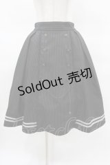 axes femme / 連ボタンフィッシュテールスカート M ブラック H-25-03-25-1043-AX-SK-NS-ZH