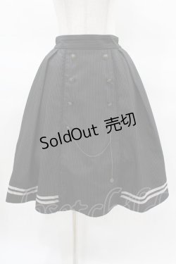画像1: axes femme / 連ボタンフィッシュテールスカート M ブラック H-25-03-25-1043-AX-SK-NS-ZH