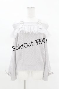 Princess Melody / サスペンダー付きオフショルニット Free ラベンダー H-25-03-25-1047-EL-TO-NS-ZH